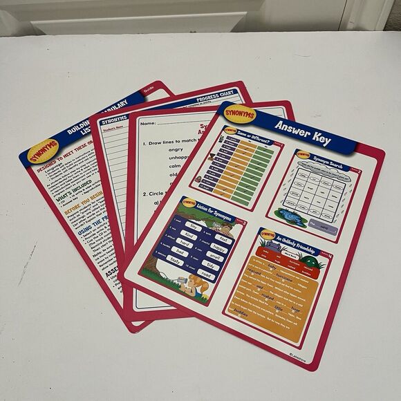 Lakeshore Building Vocabulary Listening Pack Synonyms With Disc 2006 - Picture 9 of 9